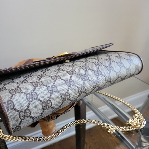 Gucci GG Monogram Coated Canvas Shoulder Bag..Authentic!! - Picture 7 of 16